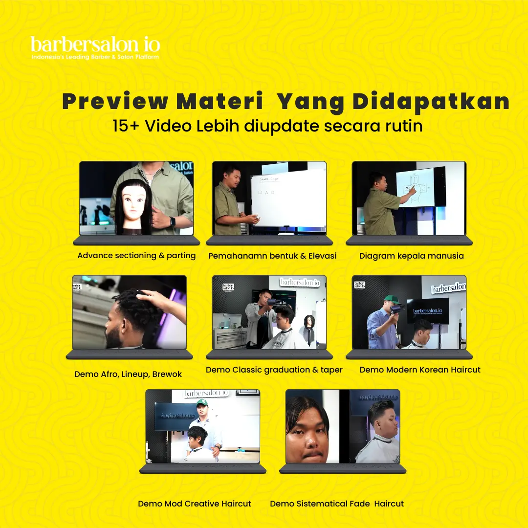 Advance Men's Haircut Class Online X Andi Leman — 5