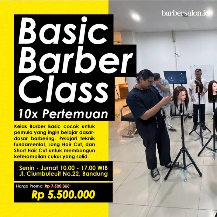 Akademi Offline Basic Barber Class – Jakarta — 1
