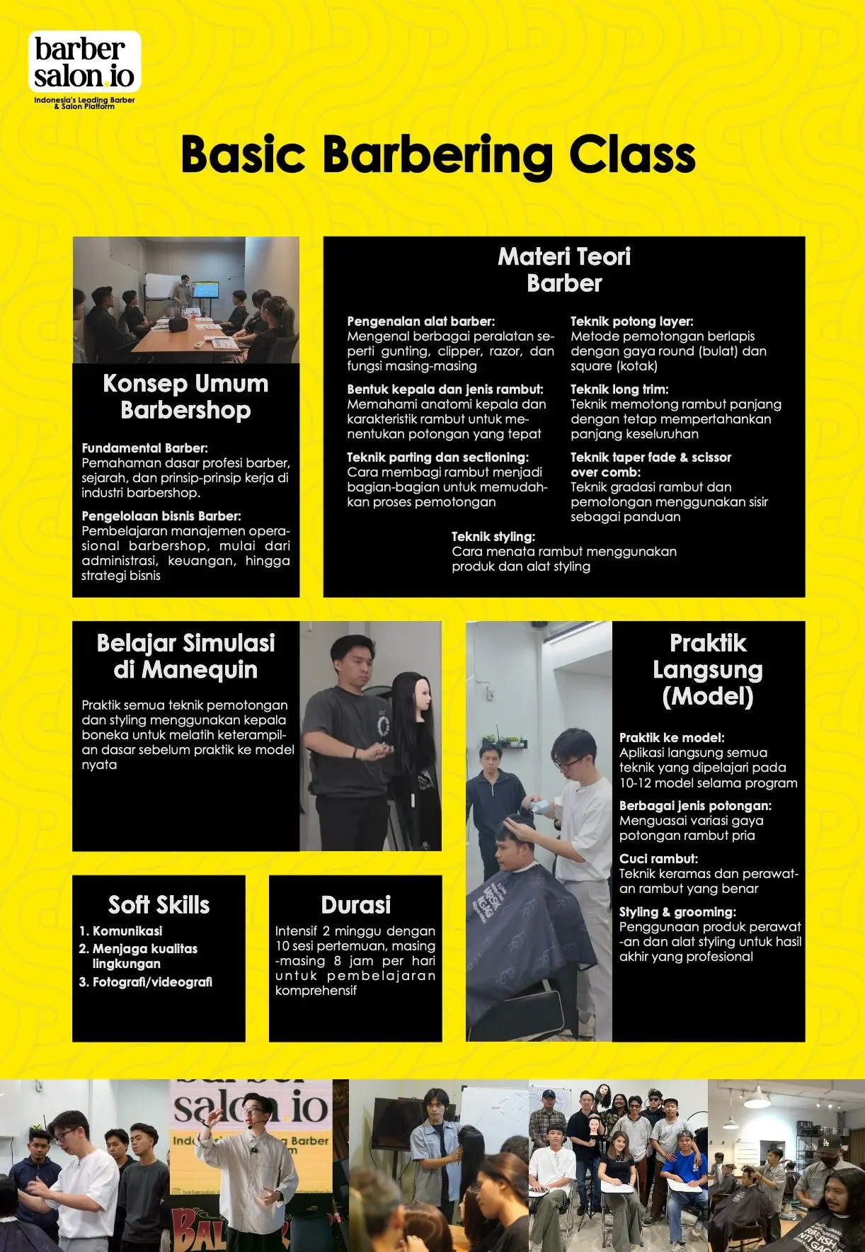 Akademi Offline Basic Barber Class – Jakarta — 3