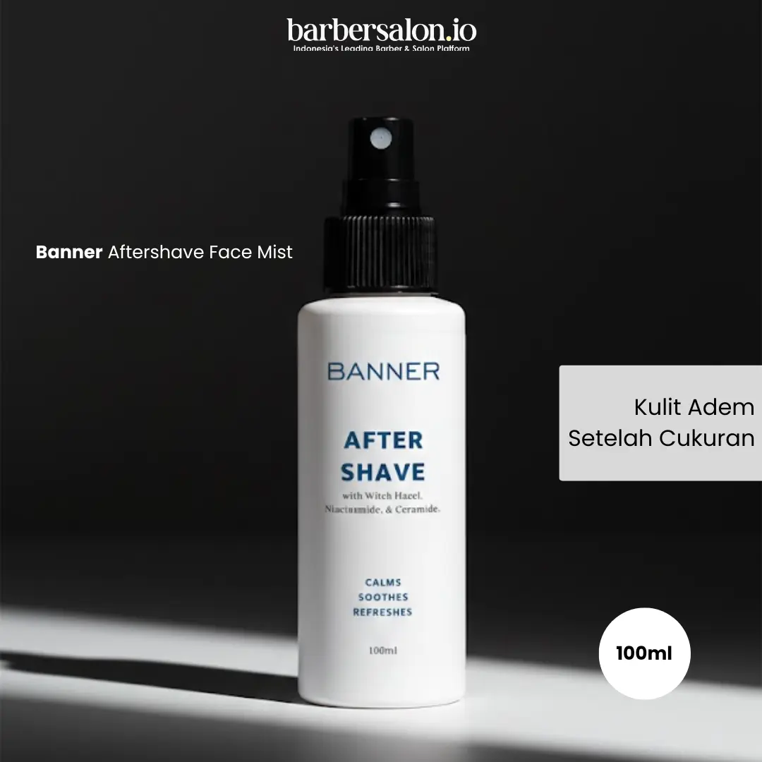 BANNER Aftershave Face Mist Mencegah Iritasi Setelah Bercukur — 1