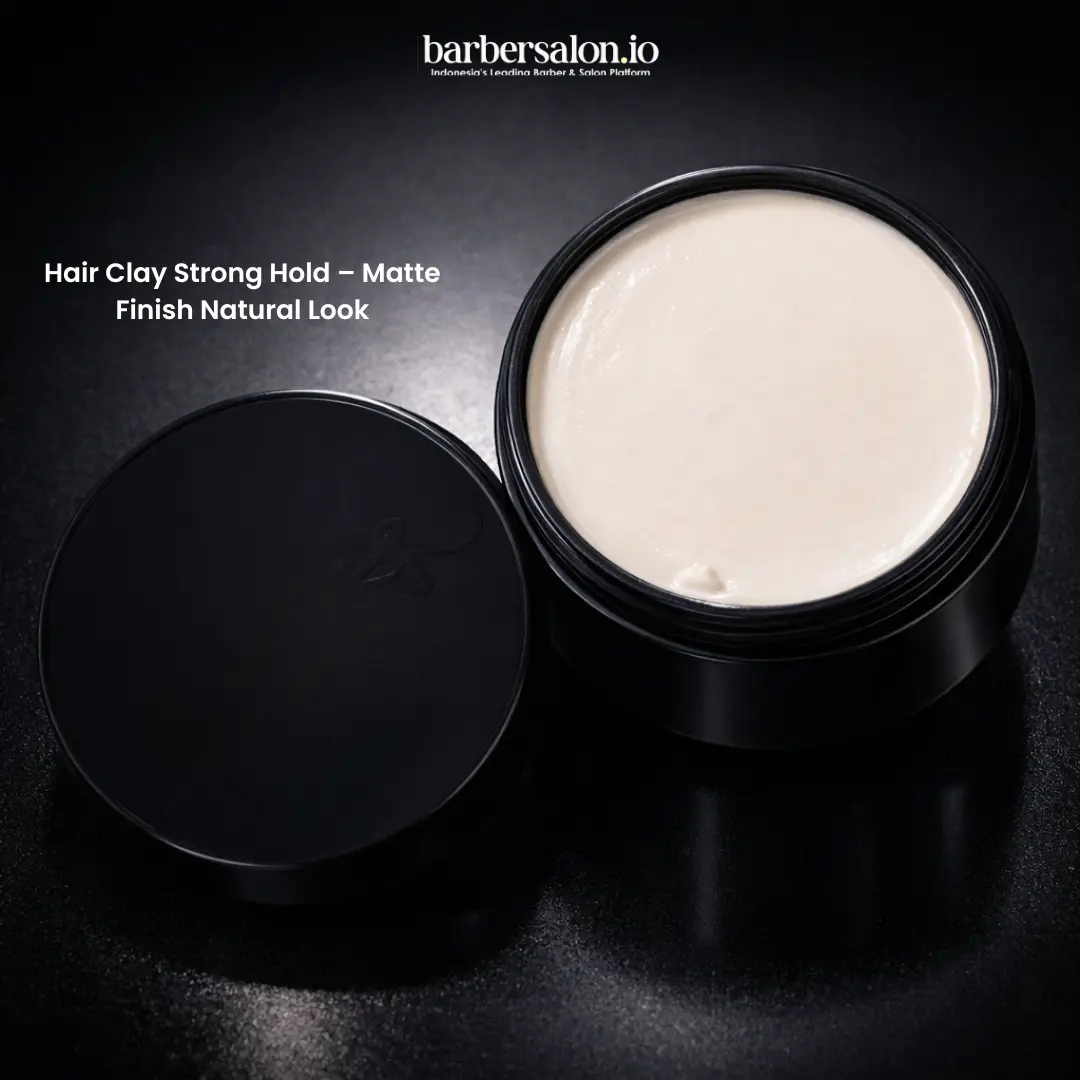 Hair Clay Strong Hold - Matte Finish Natural Look — 1