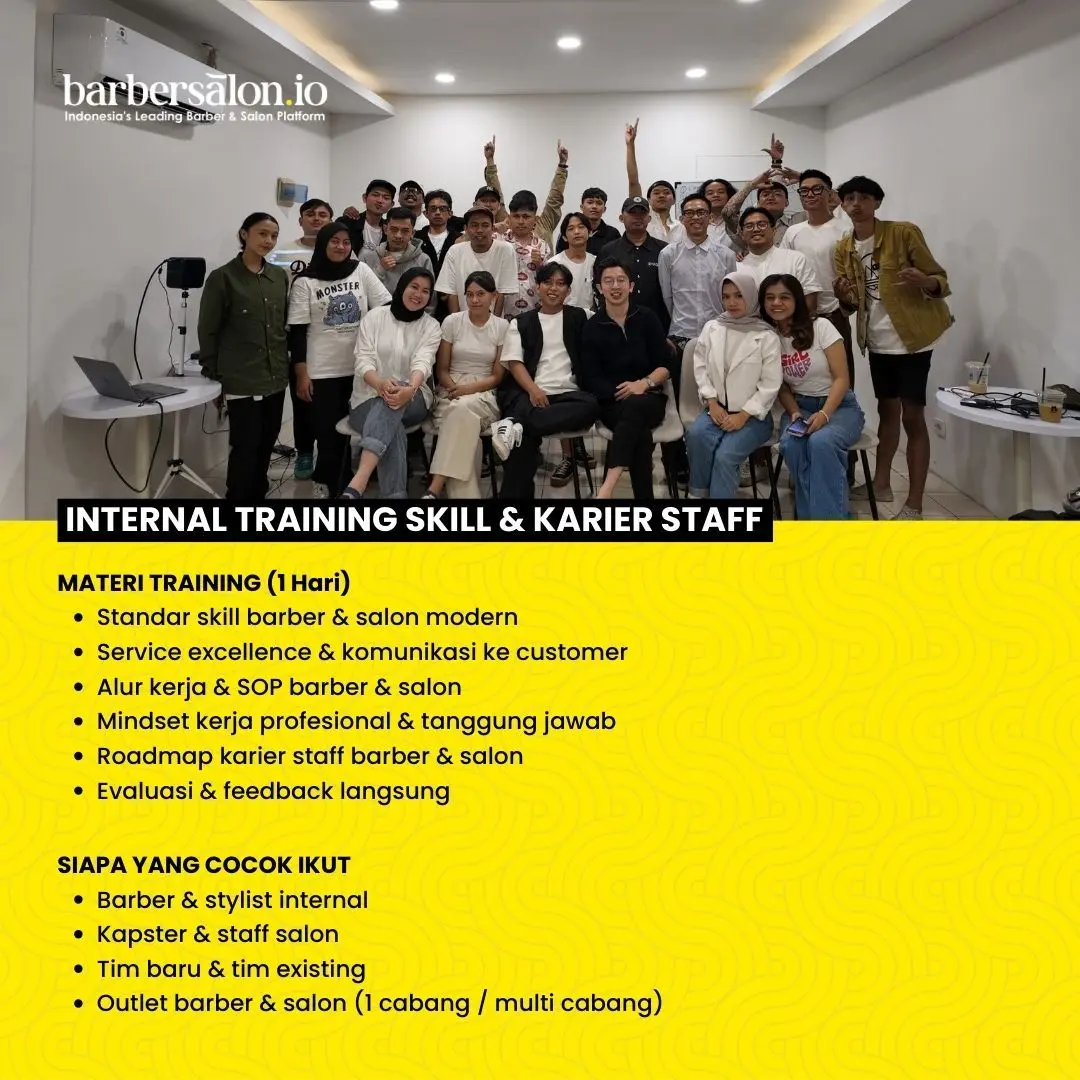 Internal Training Barber & Salon – Skill & Karier Staff (1 Hari) — 3