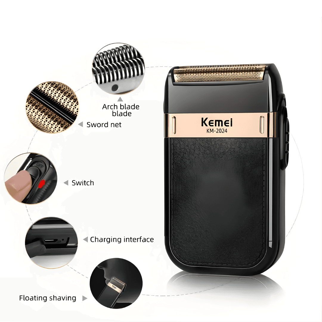 Kemei KM- 2024 Shaver Kemei Alat Cukur Kumis Elektrik — 2
