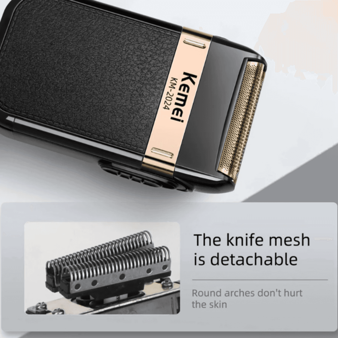 Kemei KM- 2024 Shaver Kemei Alat Cukur Kumis Elektrik — 3