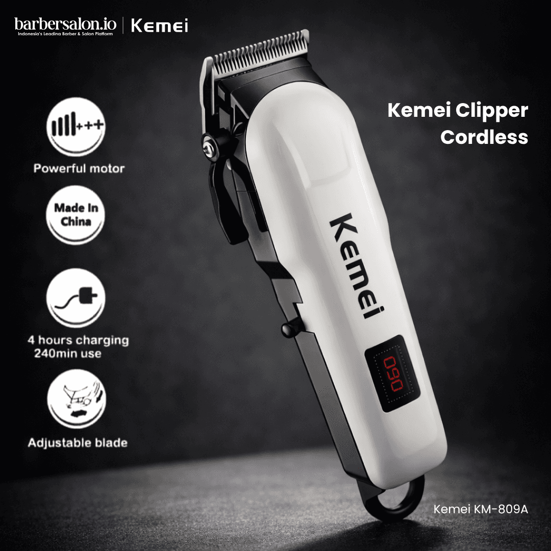 Kemei KM PG809A Hair Clippers Alat Mesin Cukur Rambut — 1