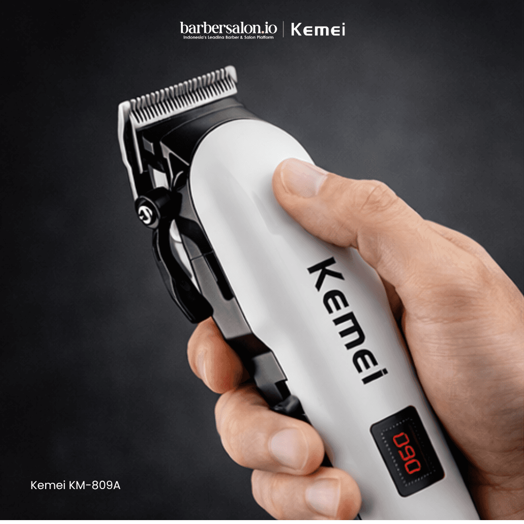 Kemei KM PG809A Hair Clippers Alat Mesin Cukur Rambut — 3