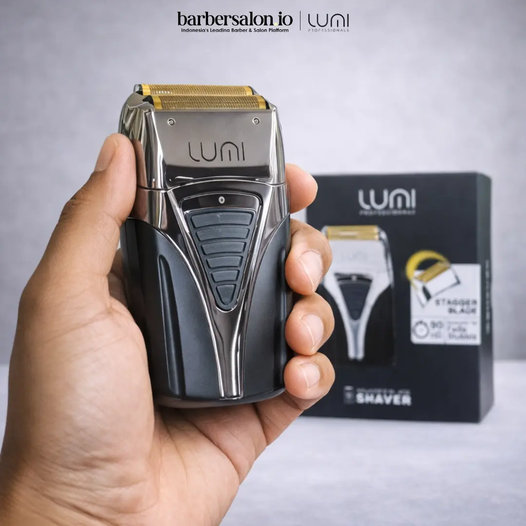 Lumi Shaver Black Silver