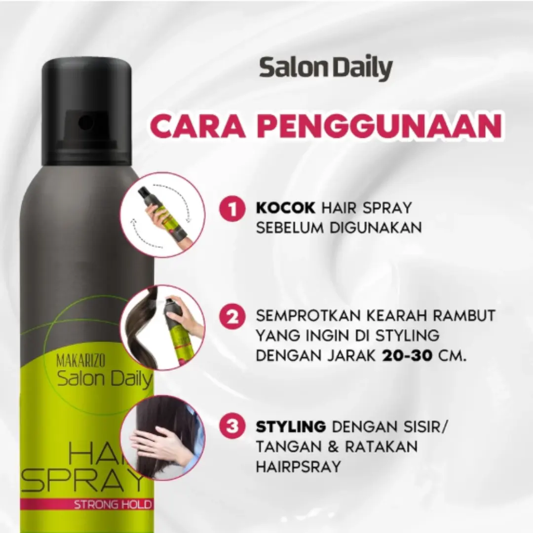 Makarizo Professional Salon Daily Hair Spray Strong Hold — 2