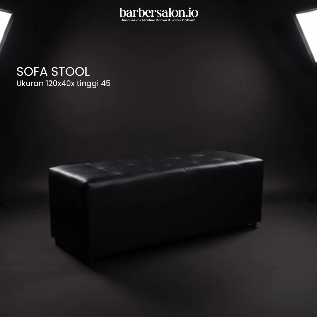 Sofa Besar Bangku Tunggu Barbershop & Salon Premium