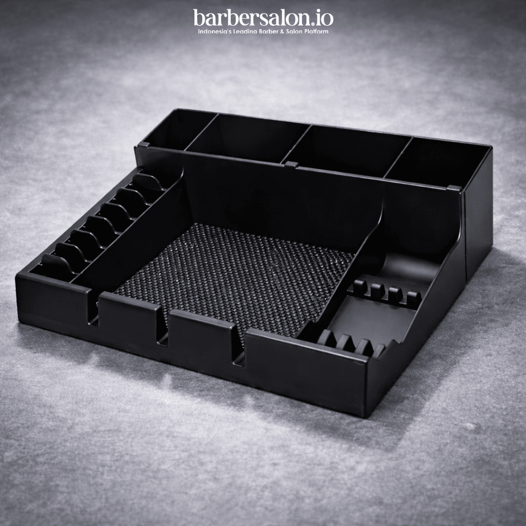Tempat Penyimpanan Clipper Gunting Sisir Kuas Barber