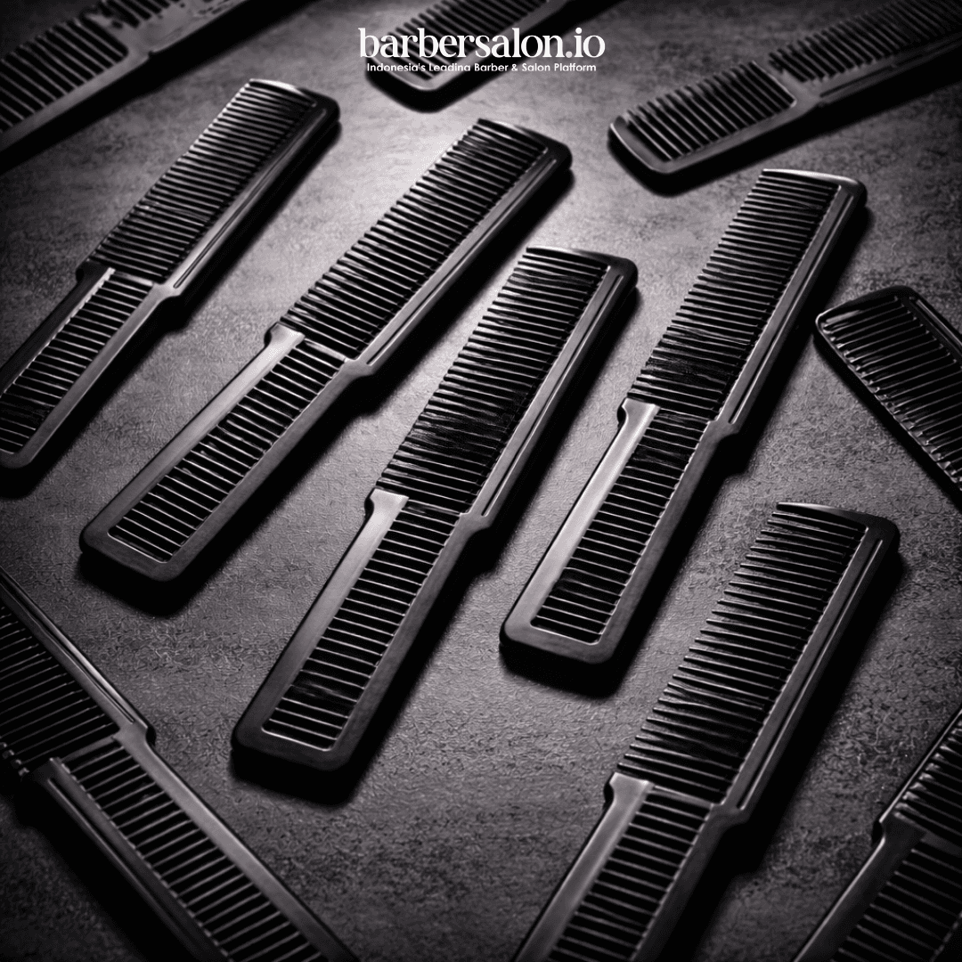 Tony & Guy Flat Top Clipper Comb Sisir Barber Profesional Presisi Fade & Flat Top — 2