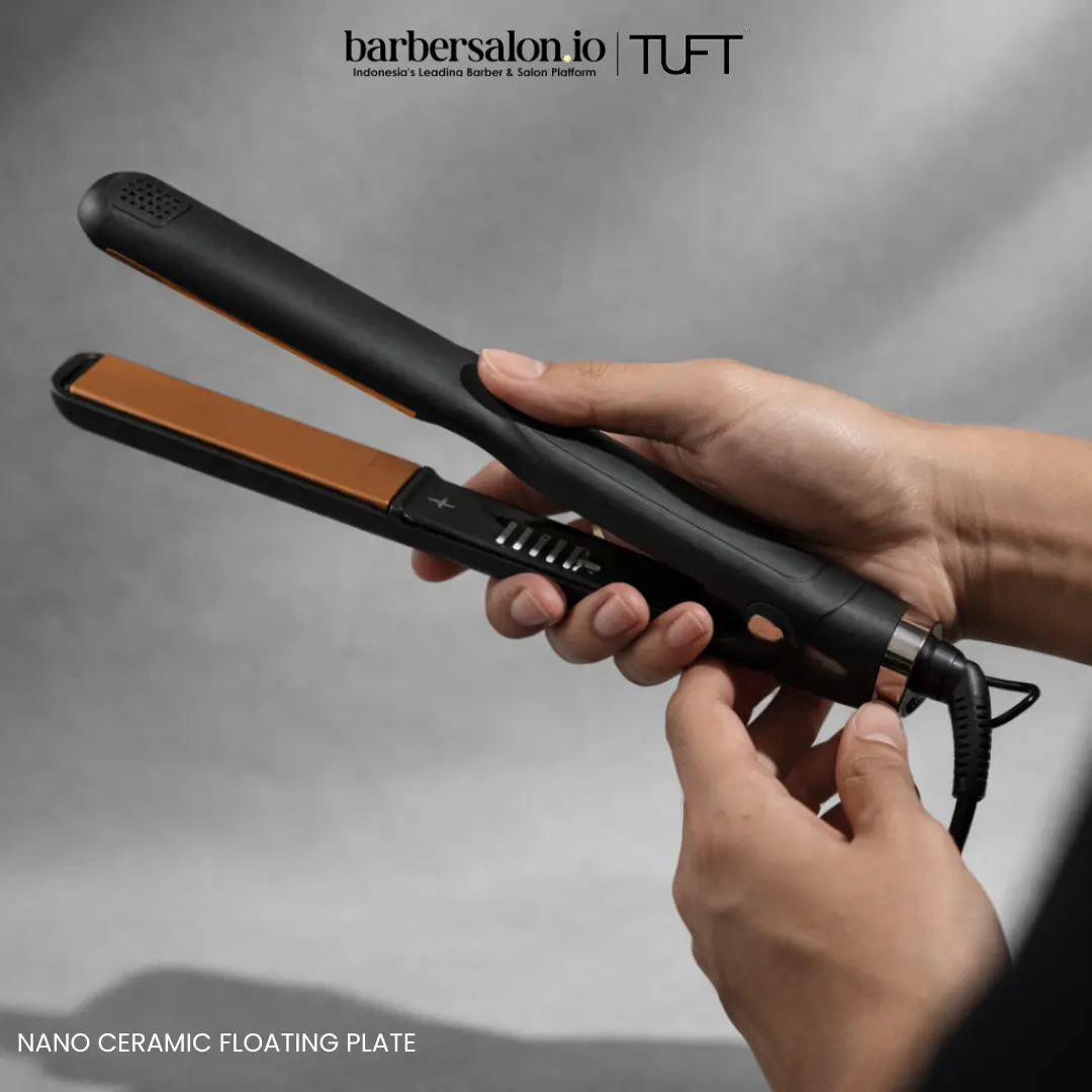 TUFT V2 Diamond Plus Nano Ceramic Hair Straightener Catokan Rambut Profesional