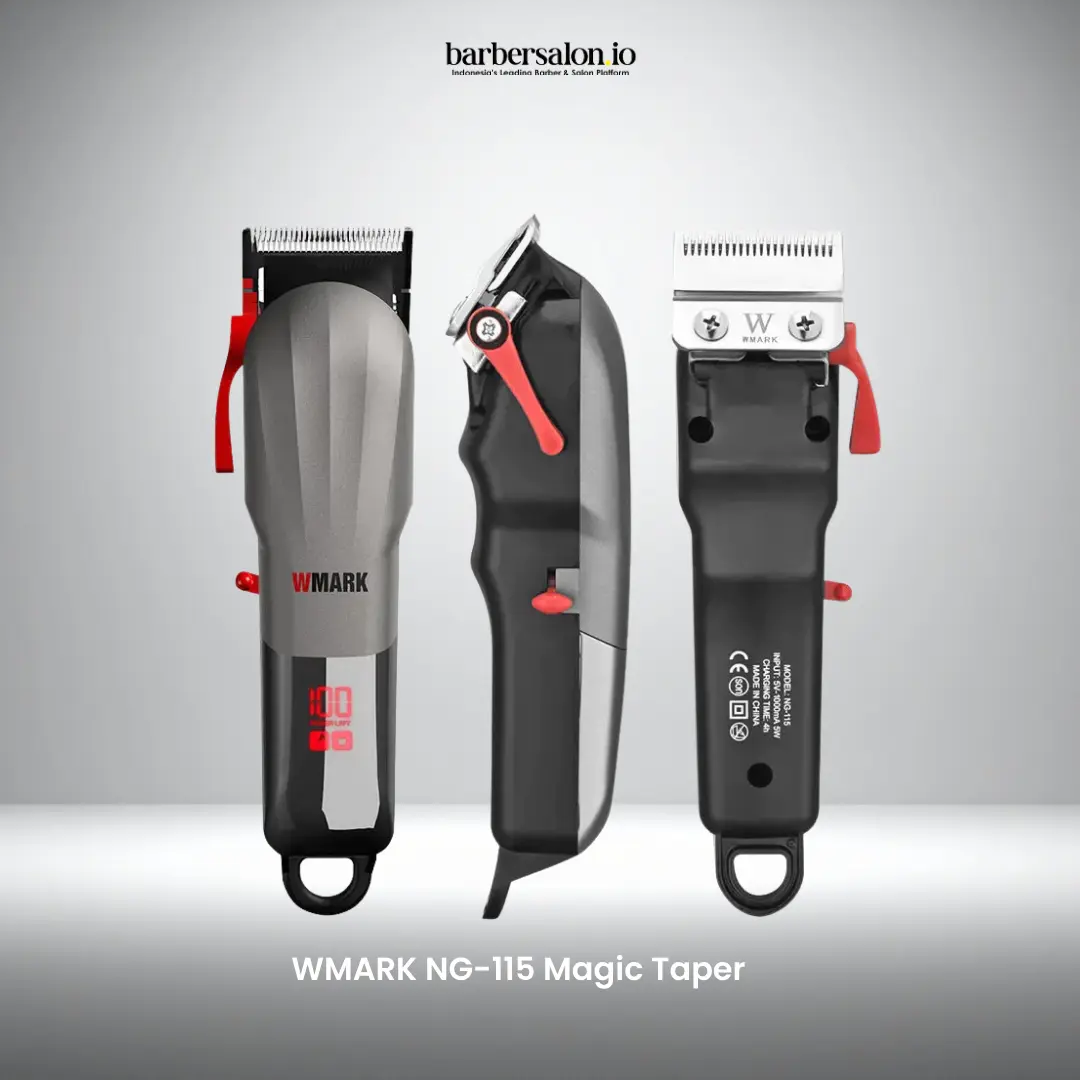 Wmark Clipper NG 115 Alat Cukur Pangkas Rambut Elektrik Barbershop 6800 Rpm — 6