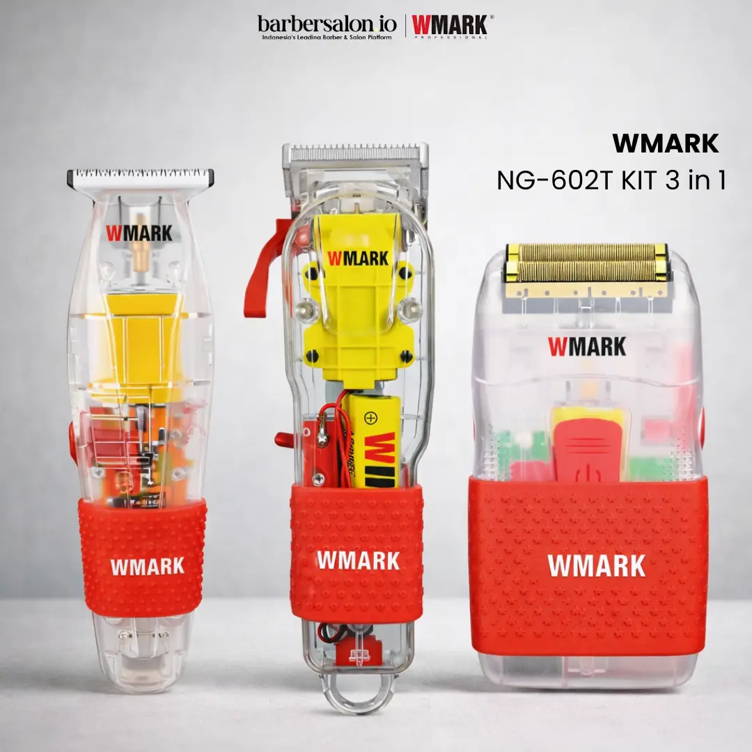 Wmark – NG-602T KIT 3 in 1 – Professional Rechargeable High Speed Hair Clipper — 1