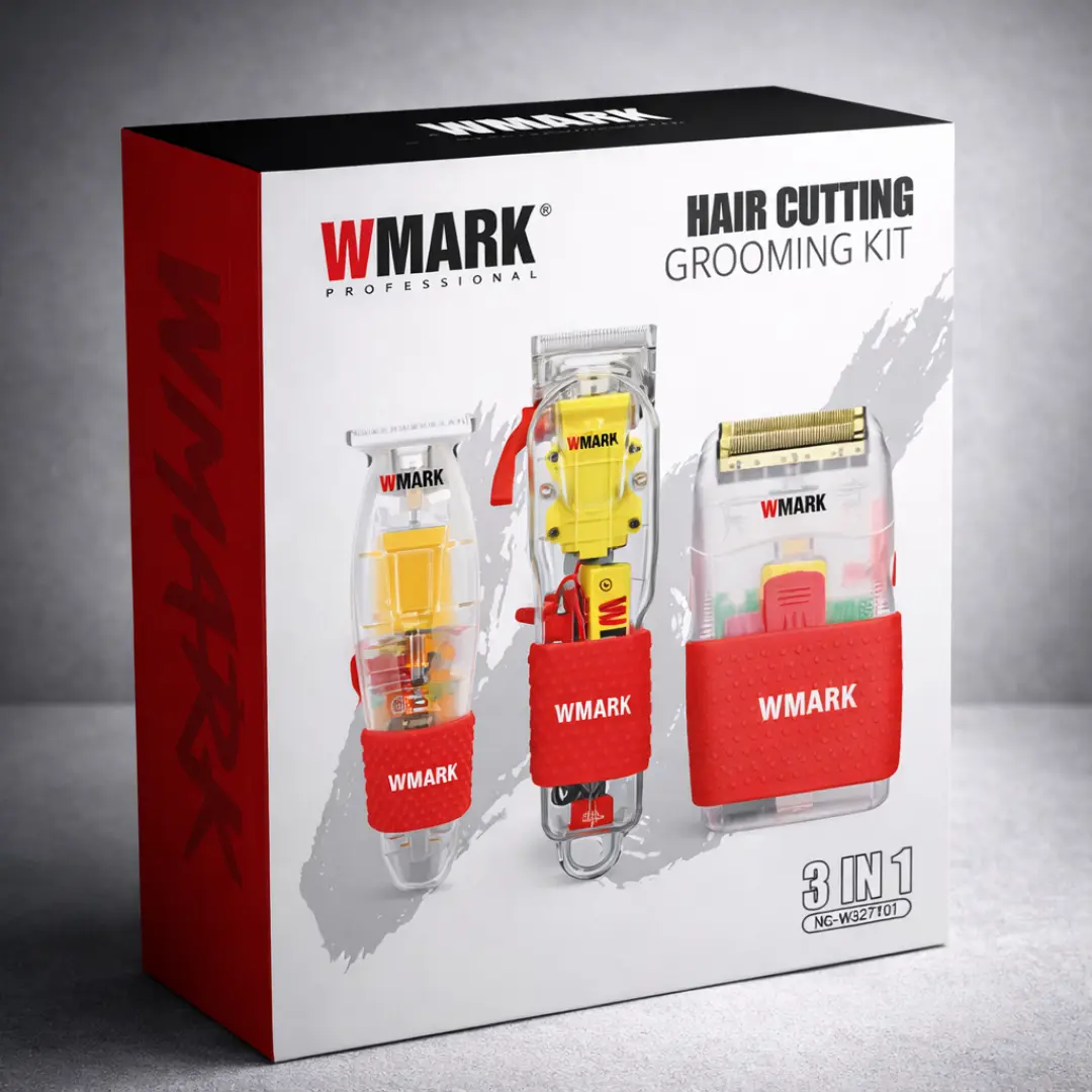 Wmark – NG-602T KIT 3 in 1 – Professional Rechargeable High Speed Hair Clipper — 2